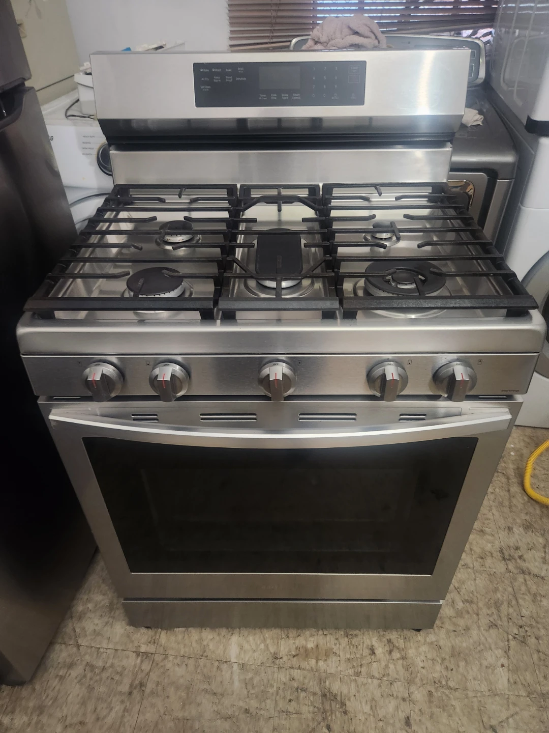 Samsung Stainless Steel Gas Range with Air Fry - photo 2