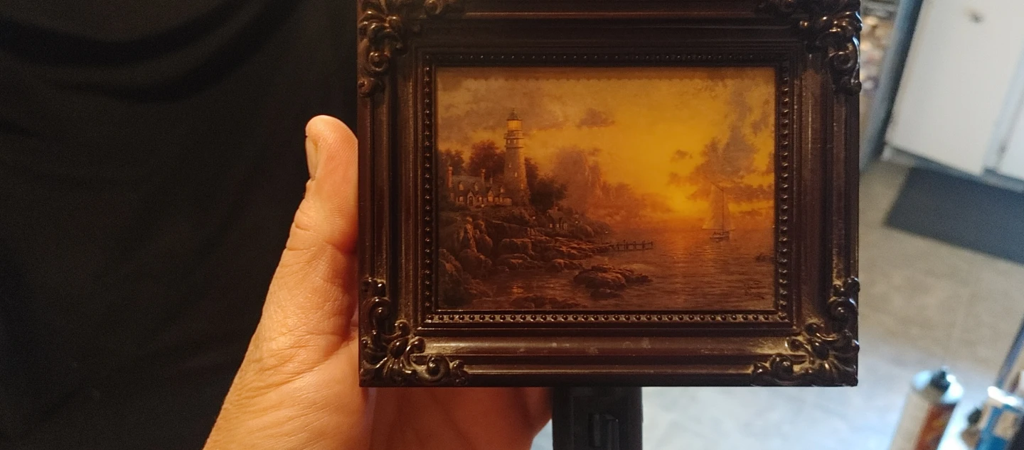 Miniature Framed Lighthouse Night Light