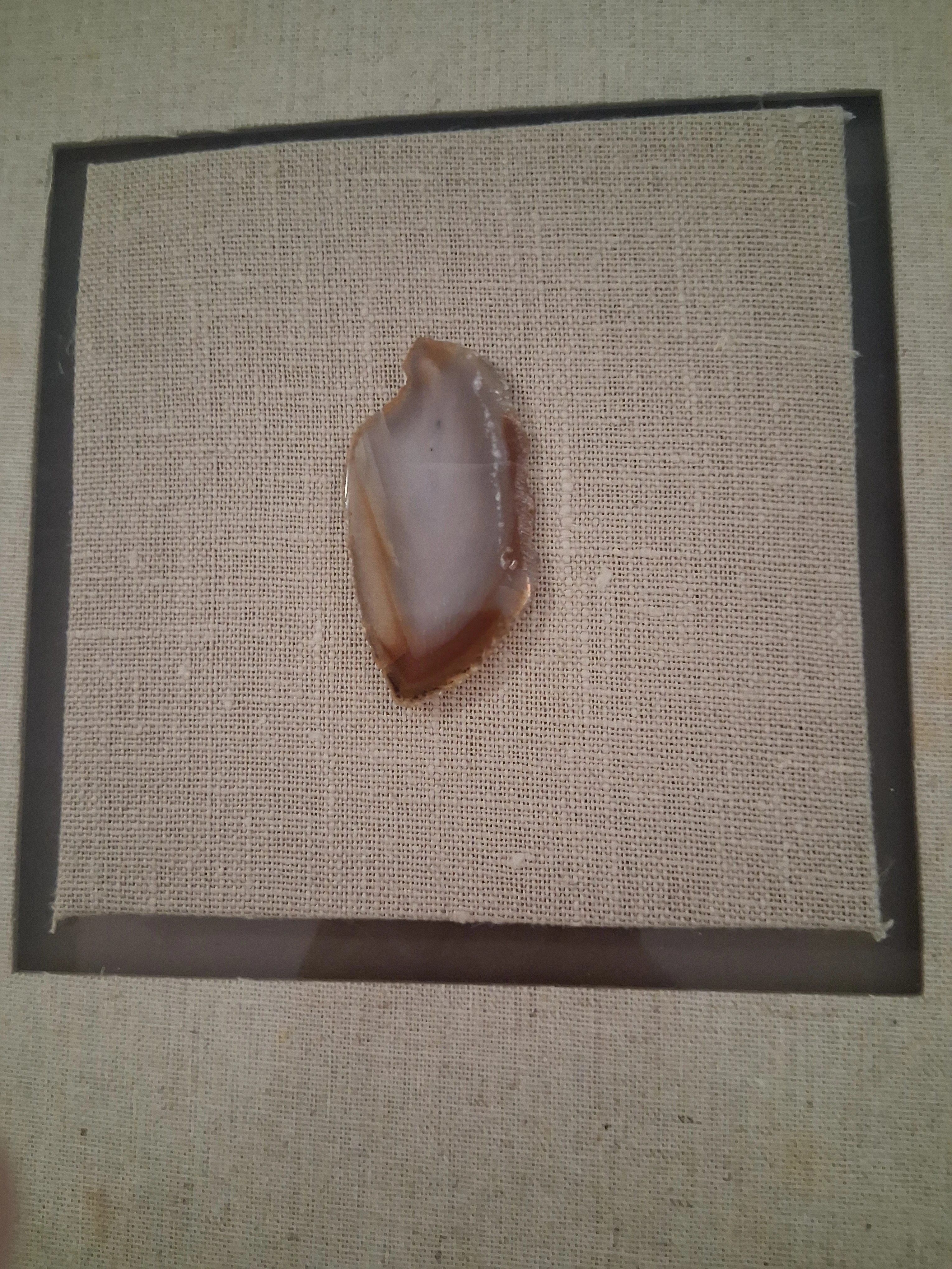 Set of Two Framed Agate Stone Wall Art - photo 4