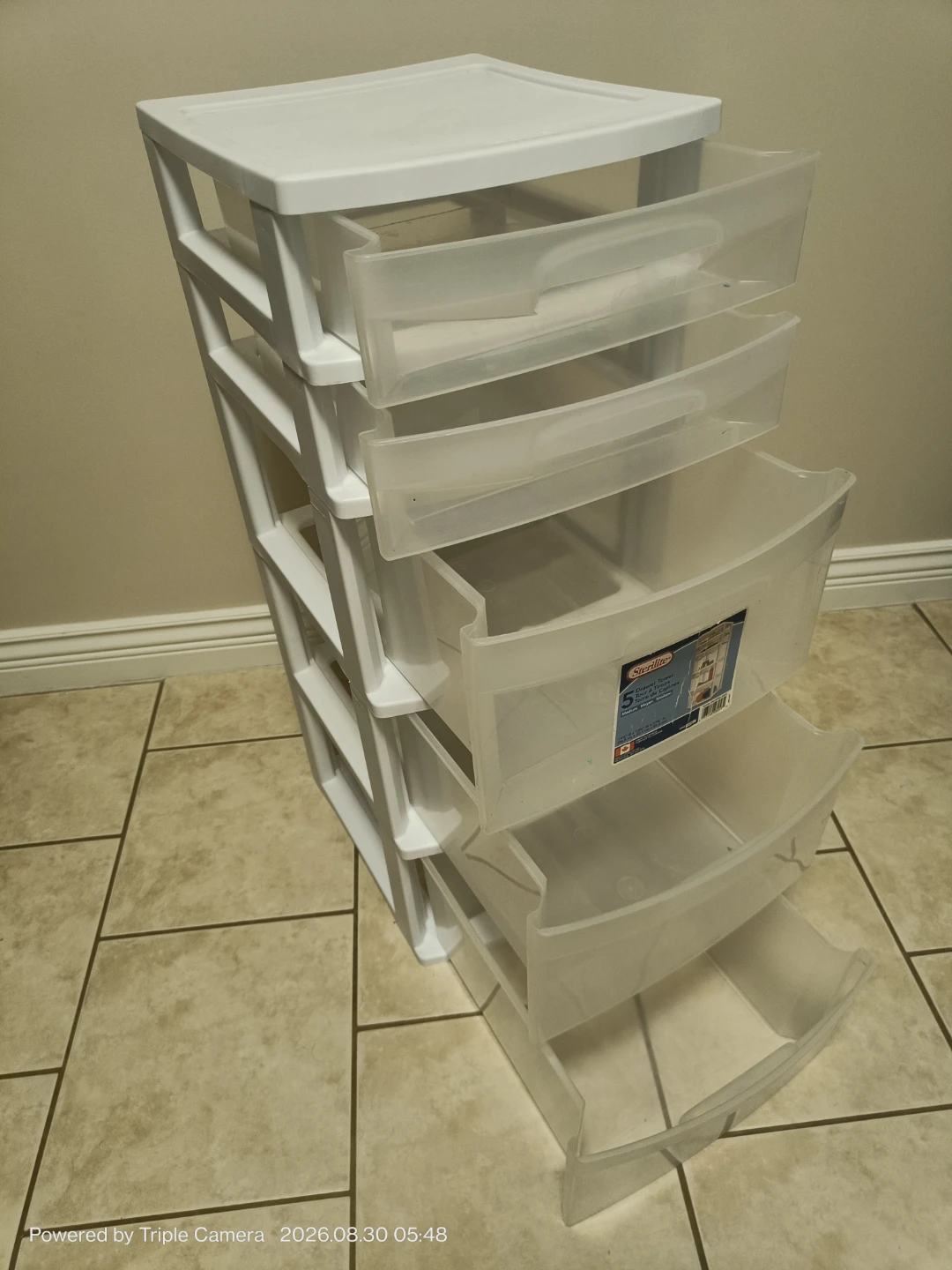 Sterilite 5 Drawer Rolling Storage - photo 2