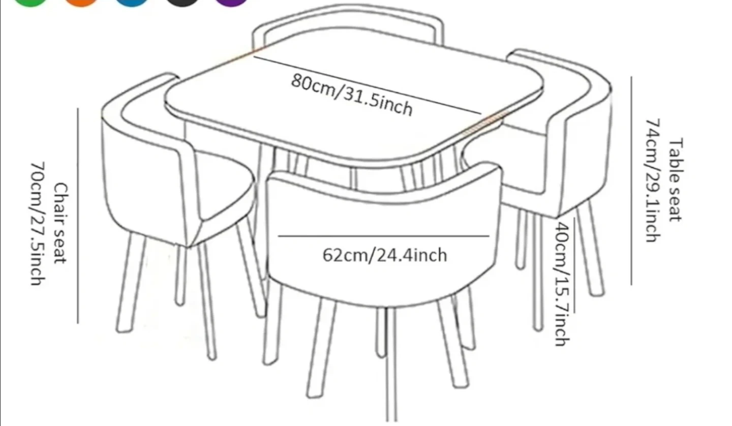 ✨ Luxury 6-Piece Modern Dining Set Quick Sale! ✨ - photo 3