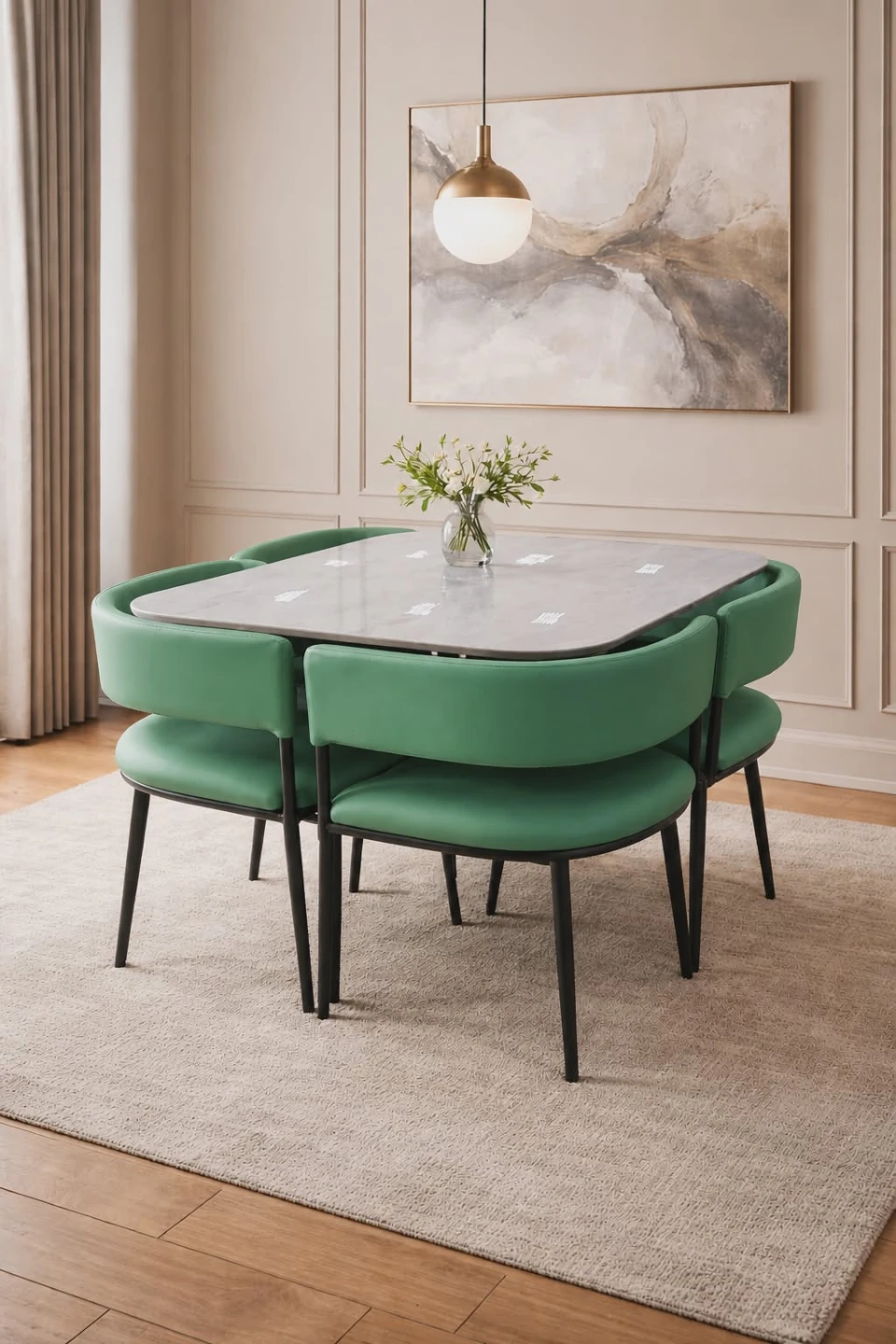 ✨ Luxury 6-Piece Modern Dining Set Quick Sale! ✨