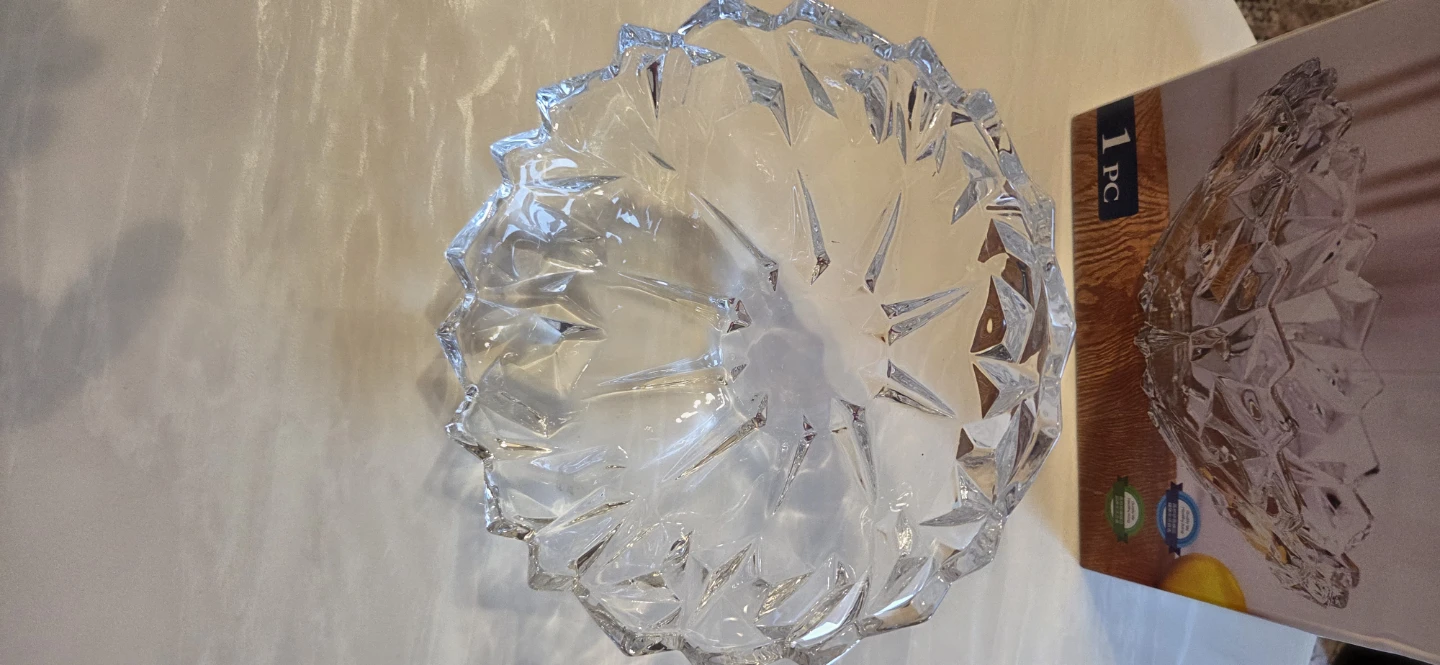 Living Home Crystal Glass Bowl each for $15 - photo 3