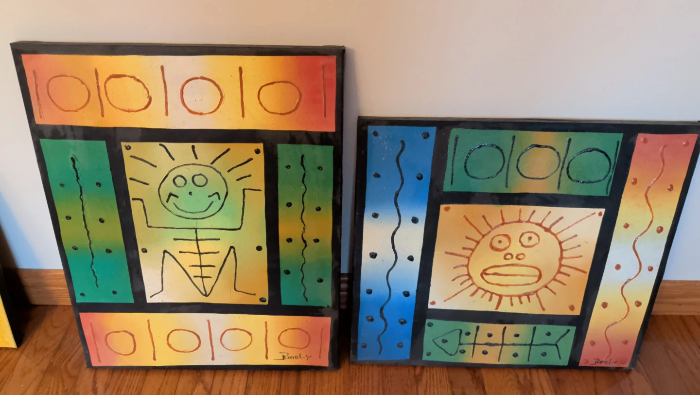 Set of 5 Artistic Wall Hangings - photo 3