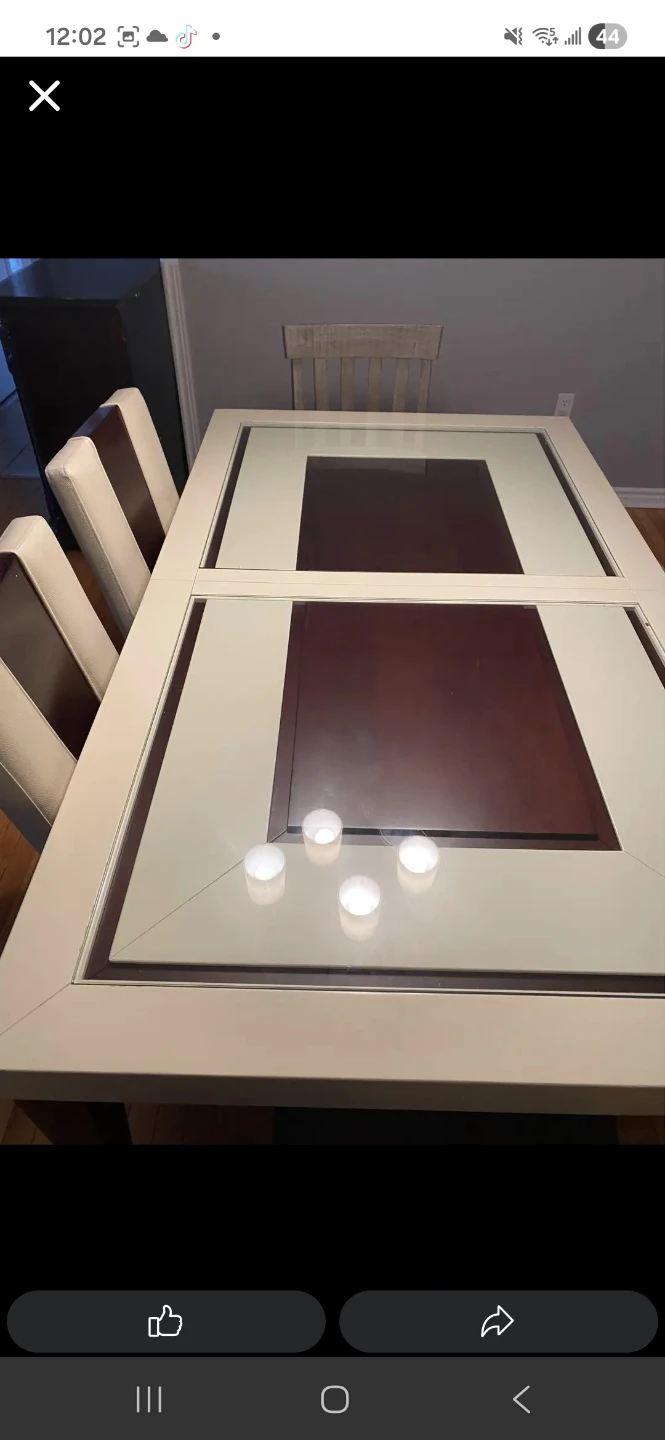 Dining Table Set with Bench and Chairs - photo 2