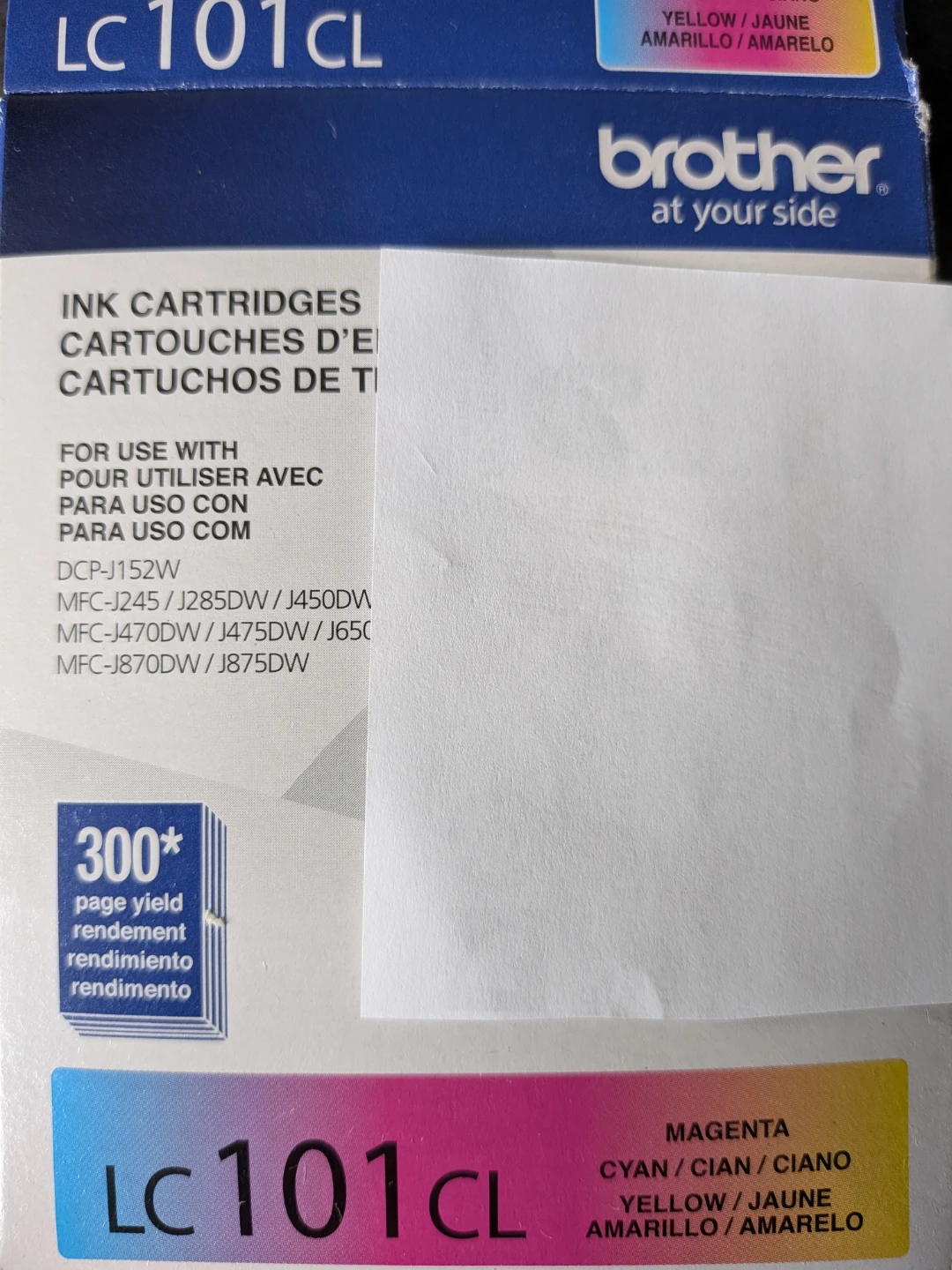 Brother LC101CL Yellow Ink Cartridge