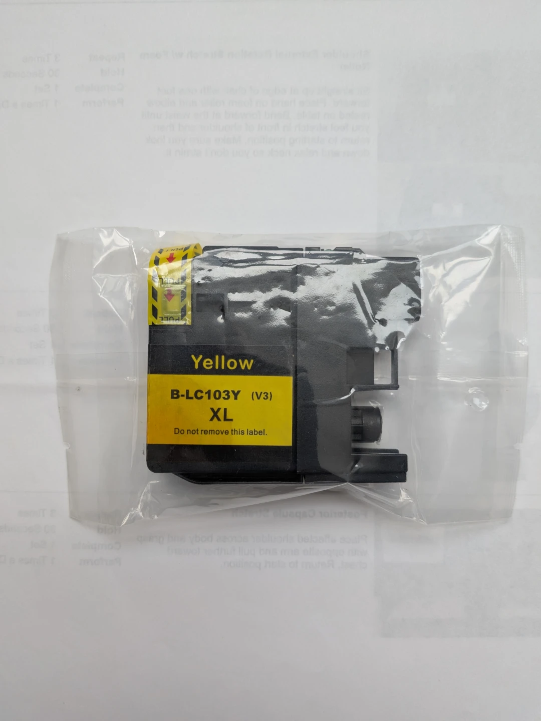 Brother LC101CL Yellow Ink Cartridge - photo 2