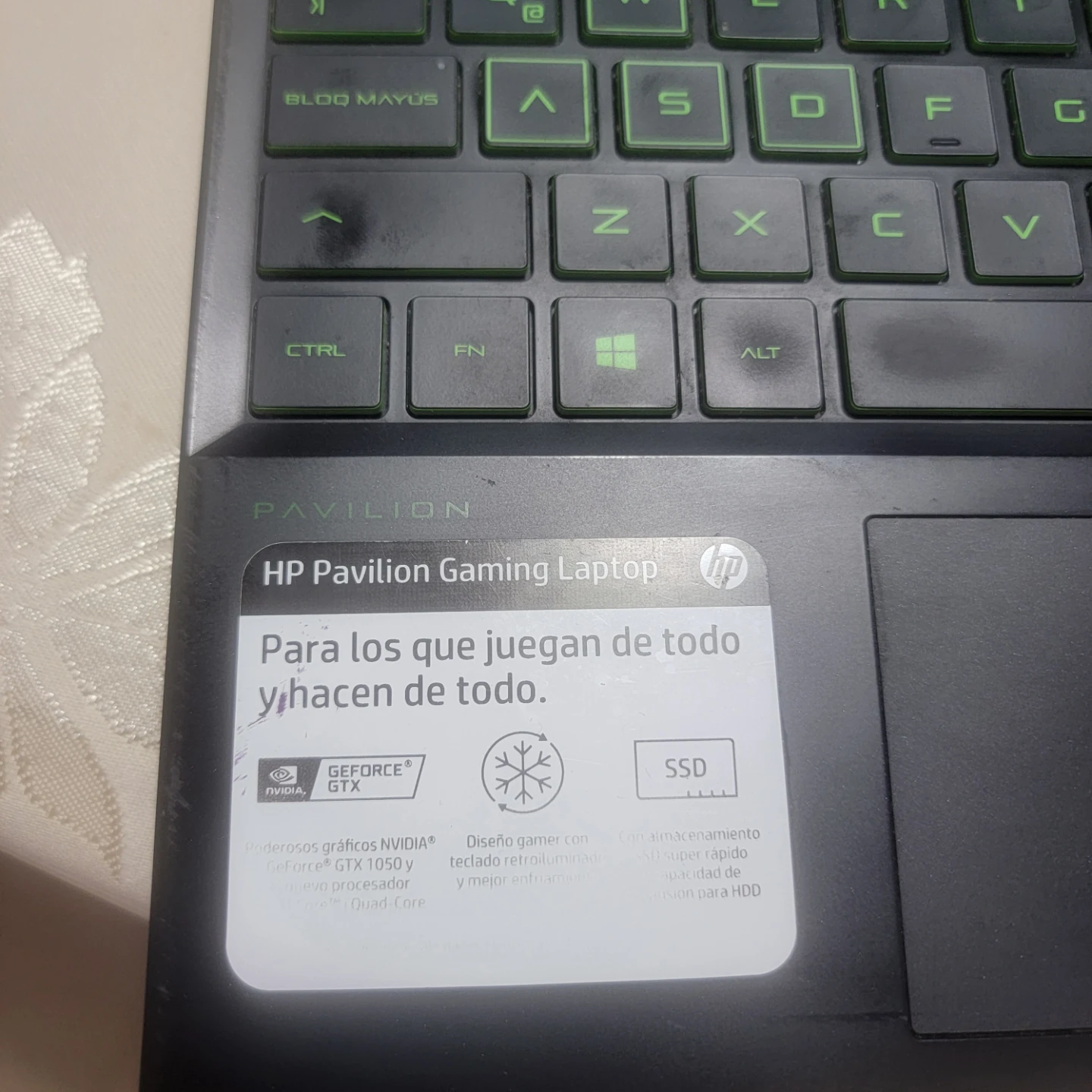HP Pavilion Gaming Laptop i5-9300H(needs battery) - photo 4