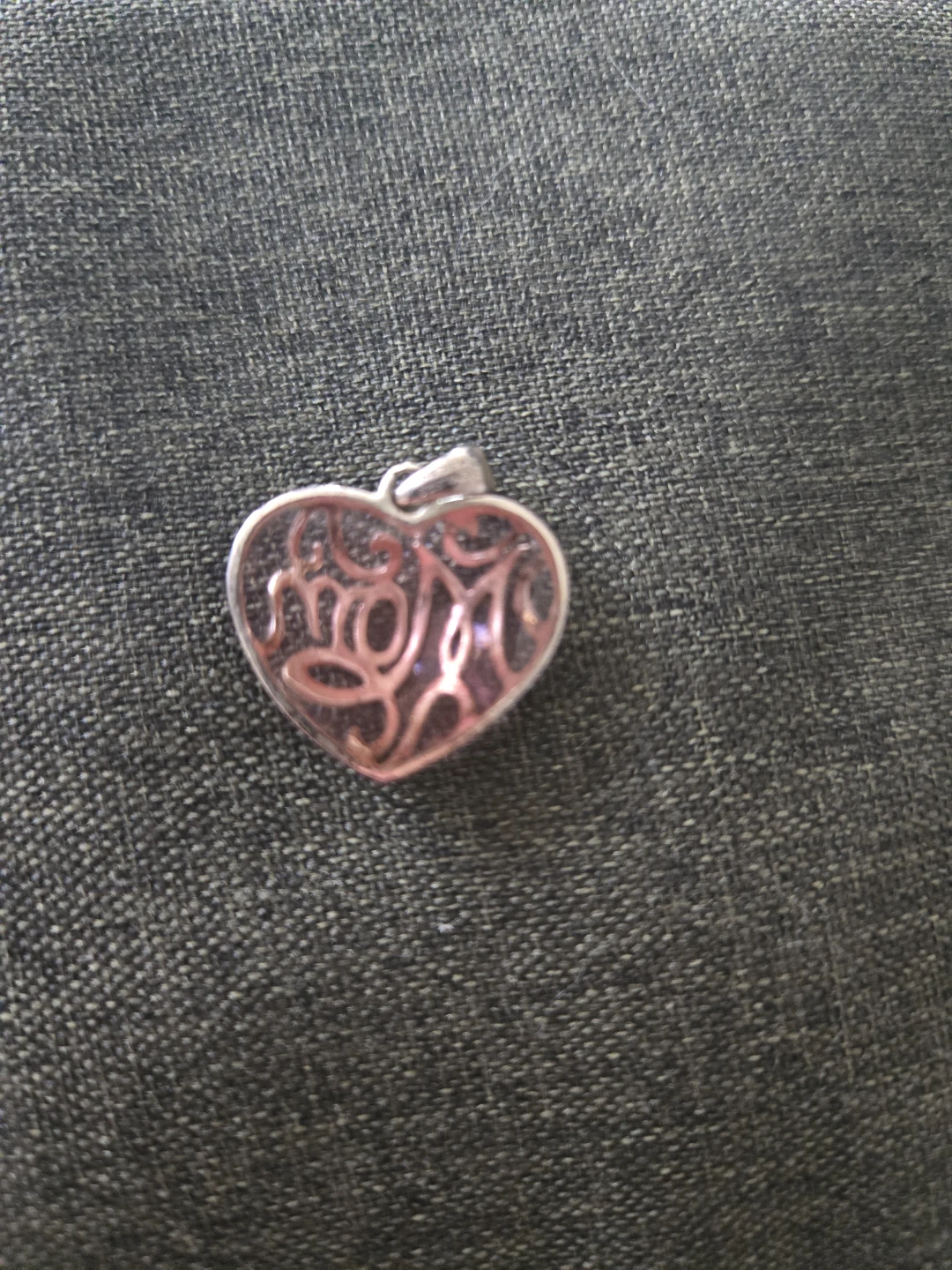 Heart Pendant Necklace "Mom" - photo 2