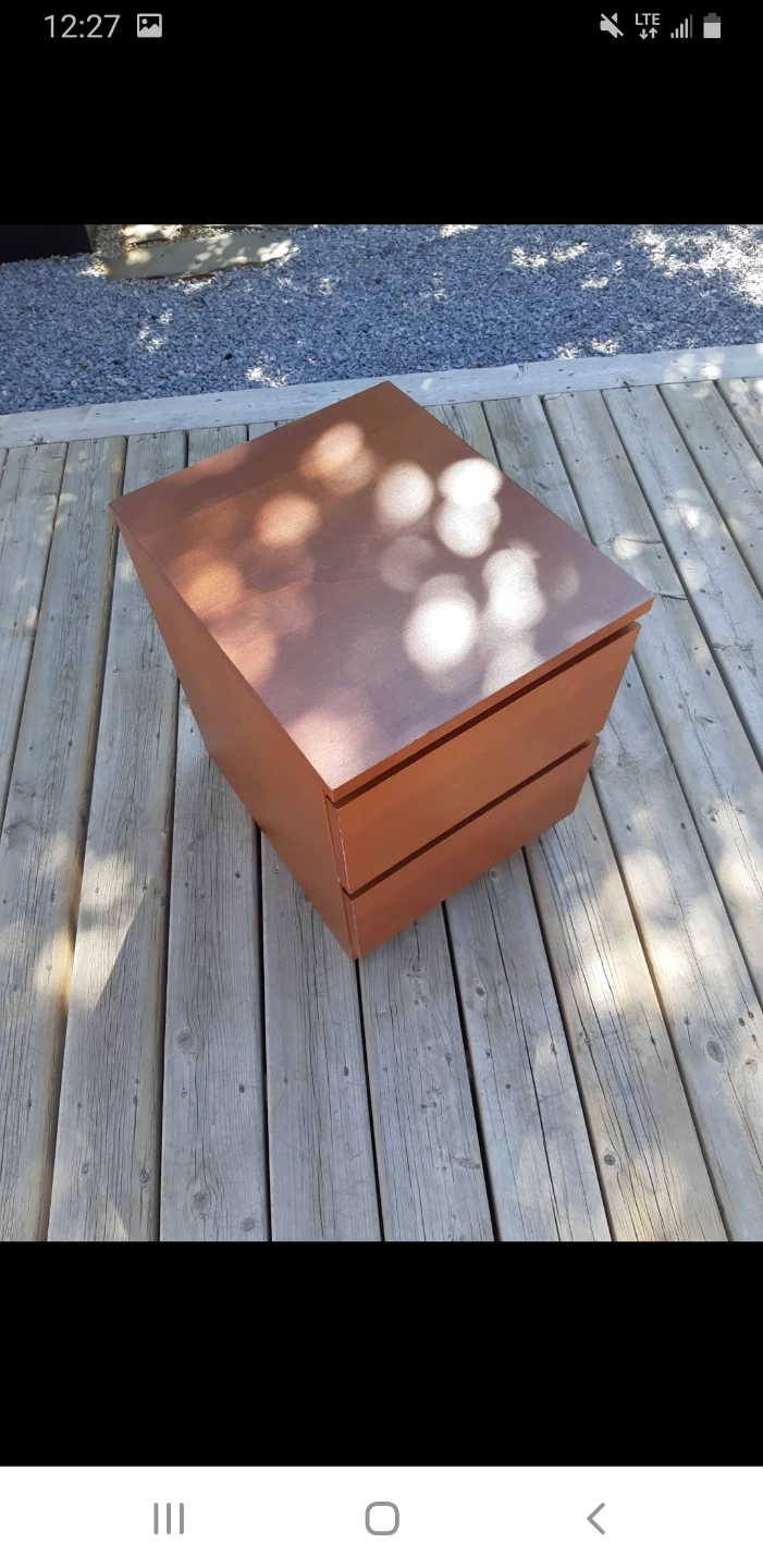 Side table with 2 drawers - photo 2
