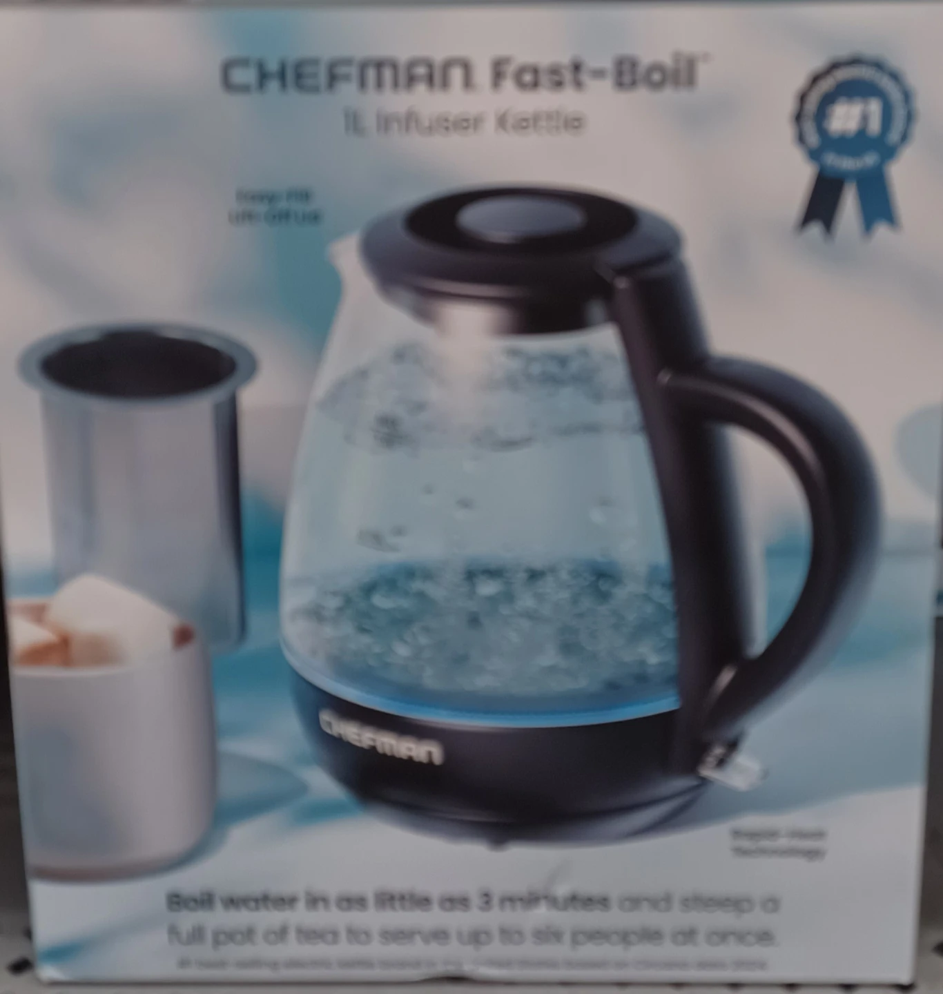 Chefman Fast-Boil 1L Infuser Kettle - photo 4