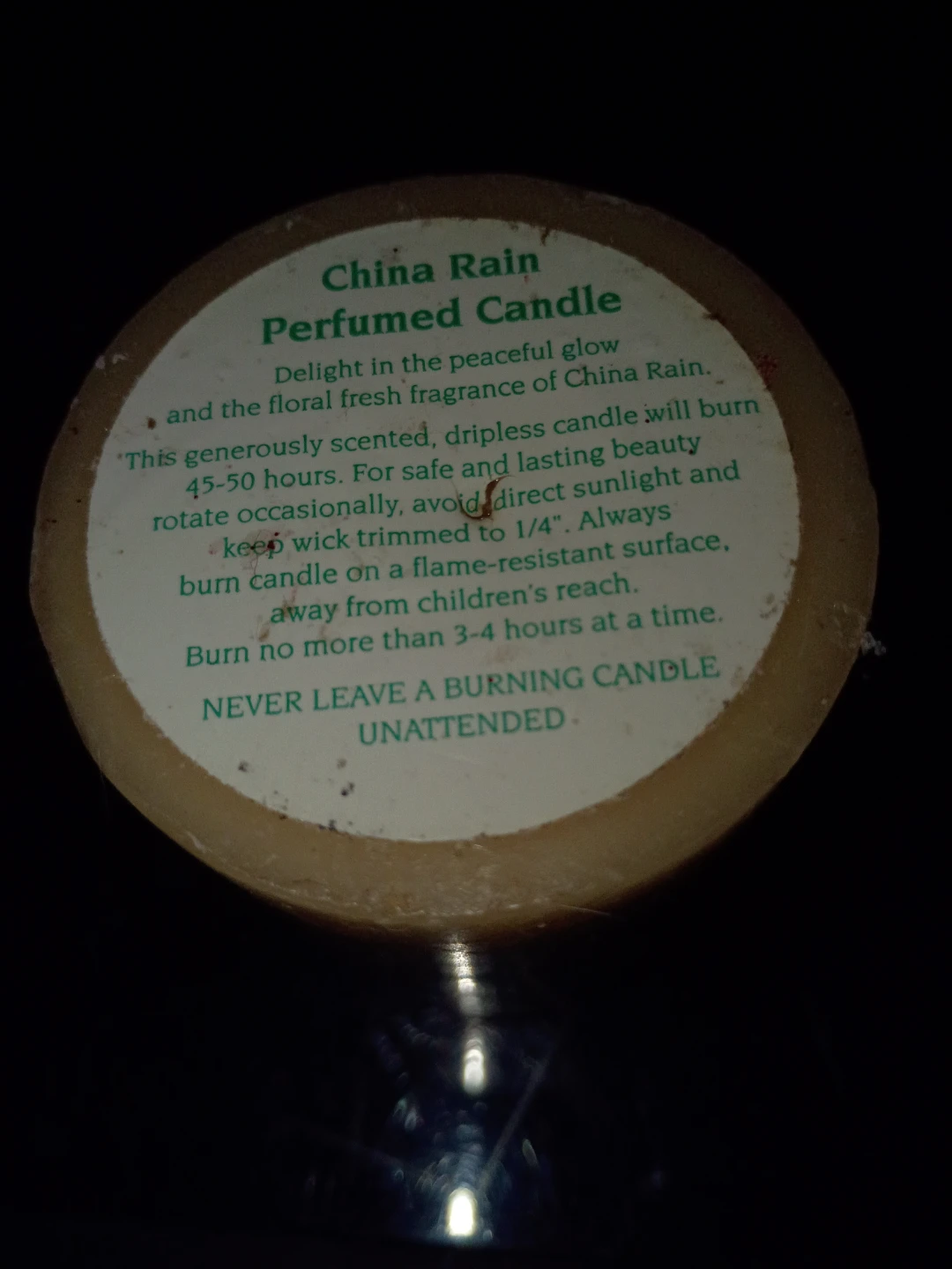 China Rain Perfumed Candle - photo 2