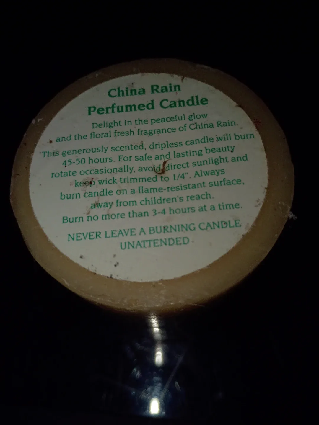 China Rain Perfumed Candle - photo 2