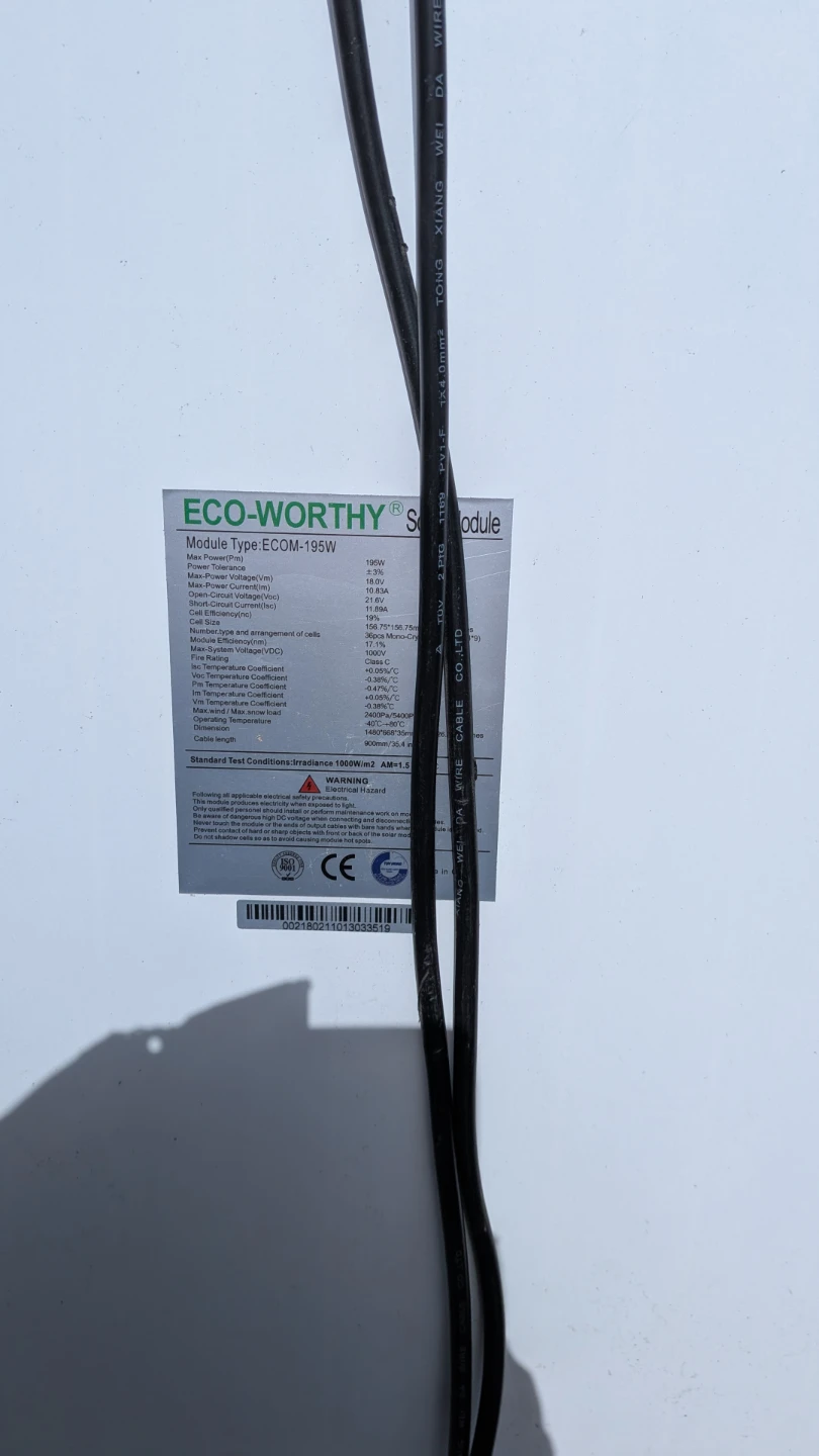 Eco-Worthy Solar Panel ECOM-195W - photo 3