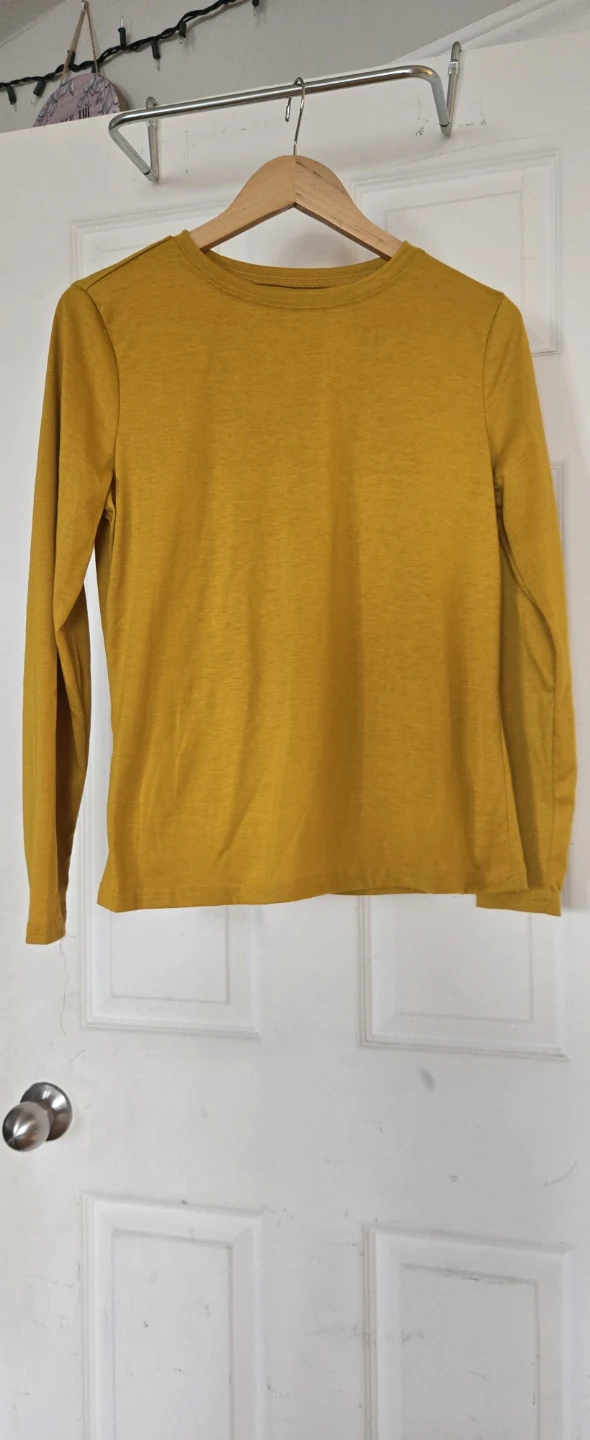 Mustard Yellow Long Sleeve Shirt