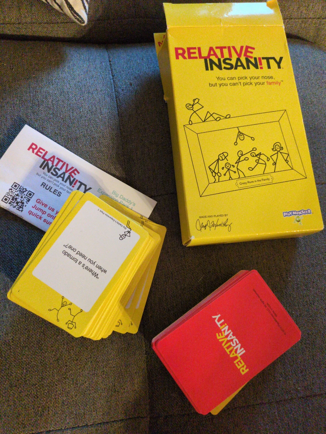 Relative Insanity Card Game - Big Daddy's Expansion Pack 1 - photo 3