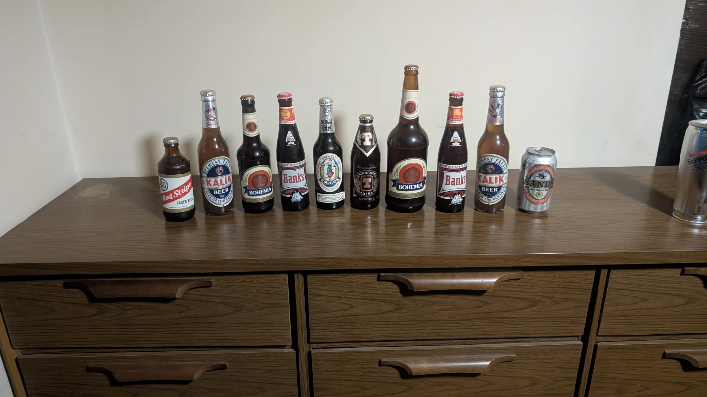Beer bottle collection old sealed full!