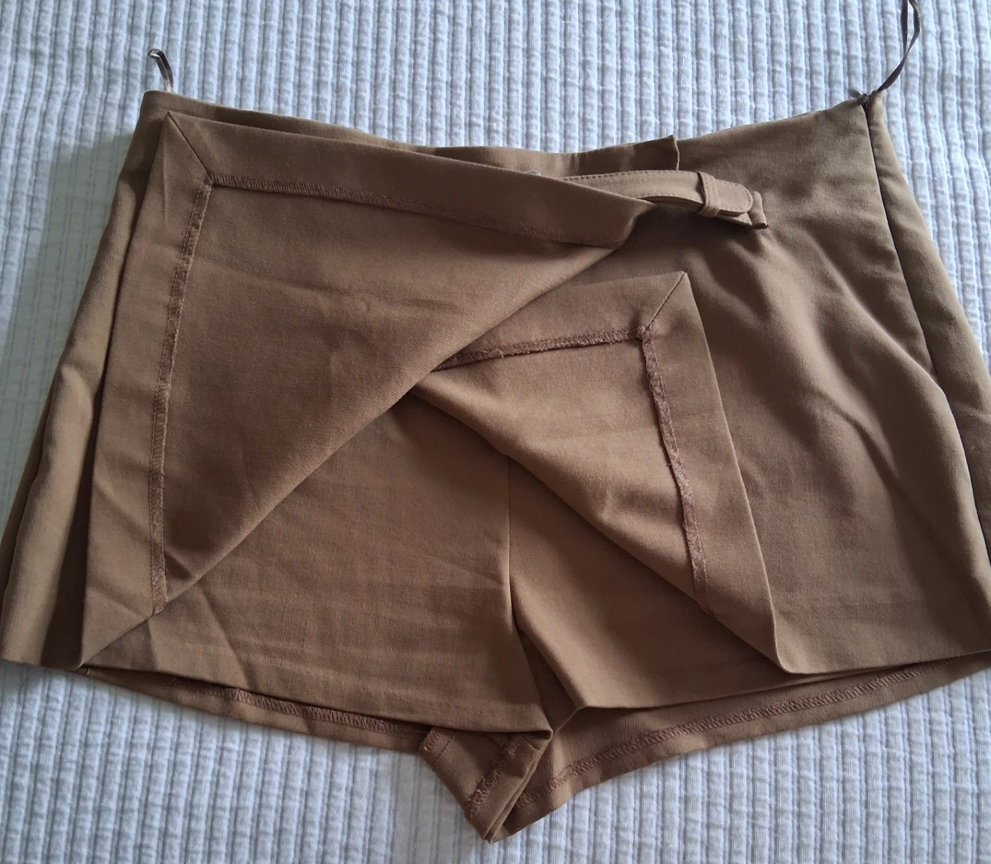 ZARA Brown Skort with Belt Size M - photo 2