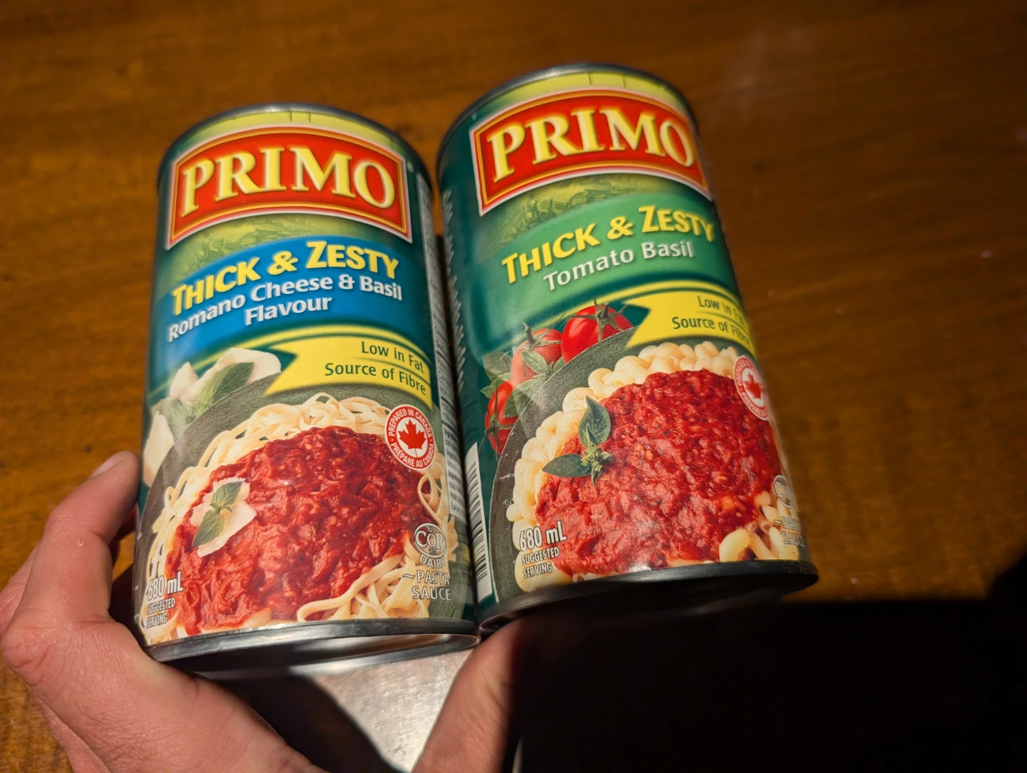 2 x Primo Thick & Zesty Sauce cans