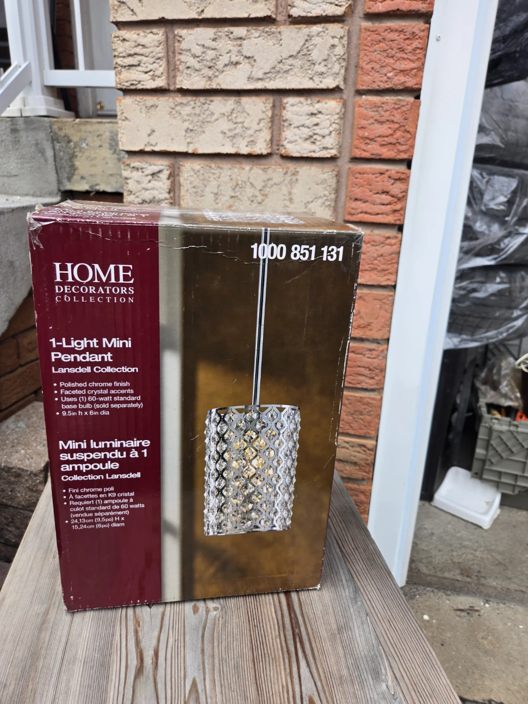 New Home Decorators Crystal Pendant Light