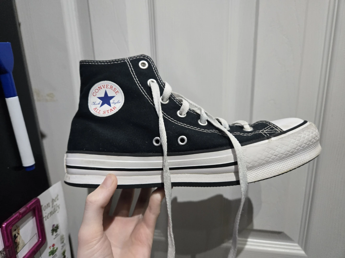 Black Converse Chuck Taylor High Top Sneakers