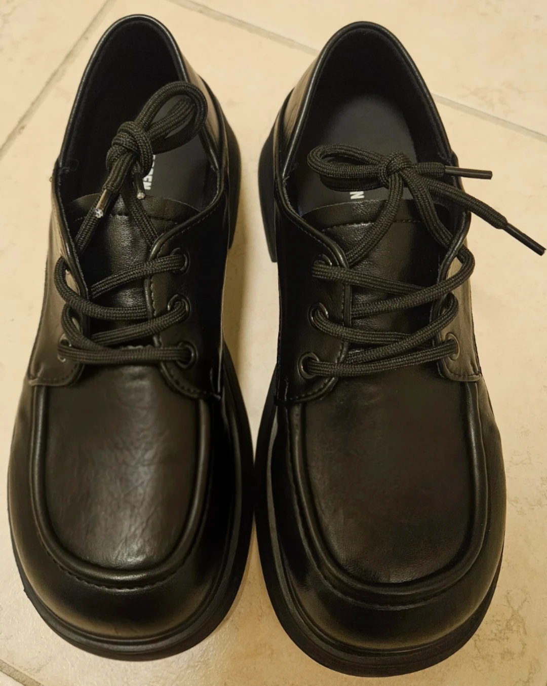 Black Chunky Platform Loafers (US 7)