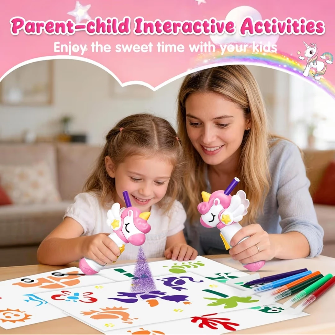 Unicorn Toys for Girls Airbrush Kit - photo 3