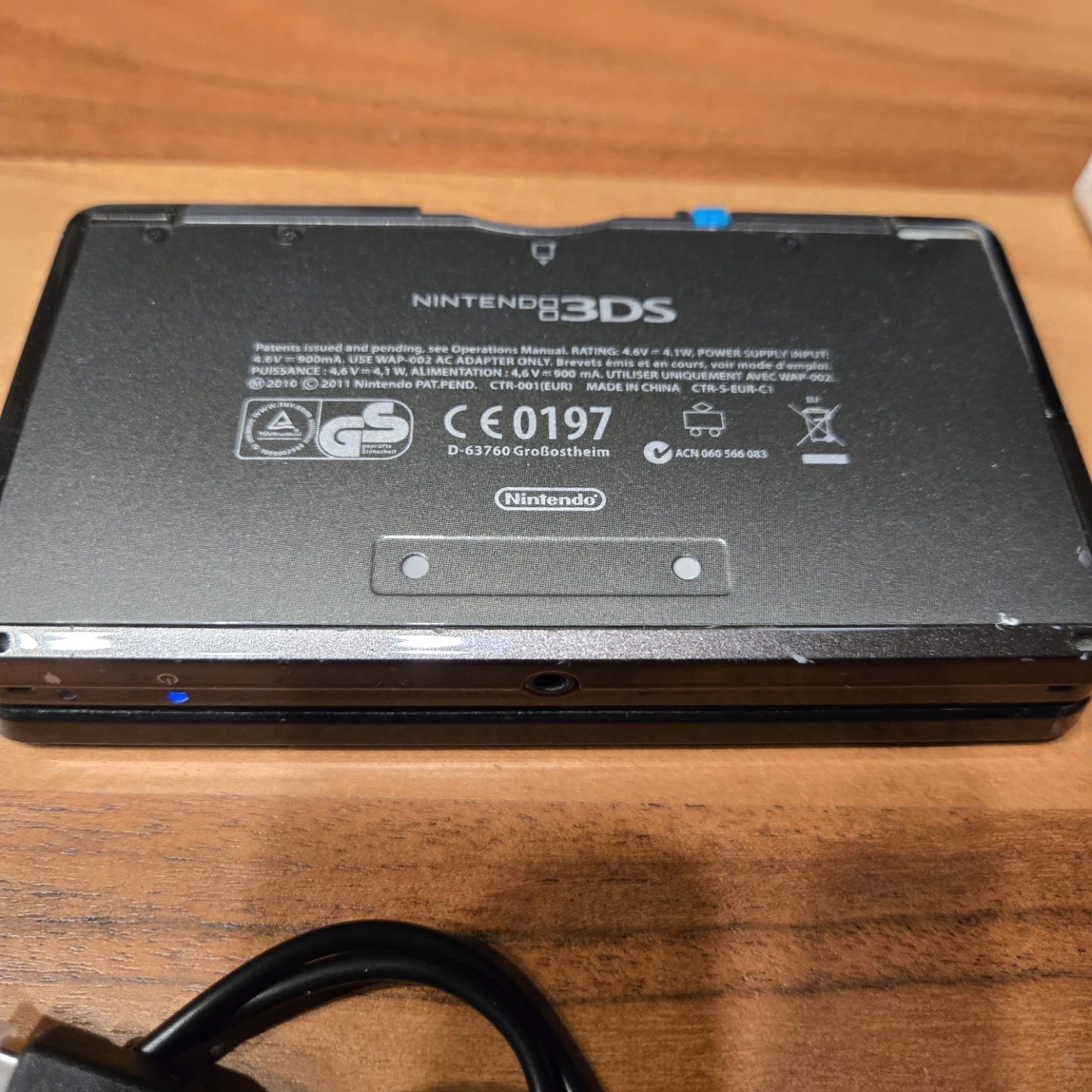 3ds PAL Version (EU) Cosmic black. Works perfect. Games, cable. - photo 4