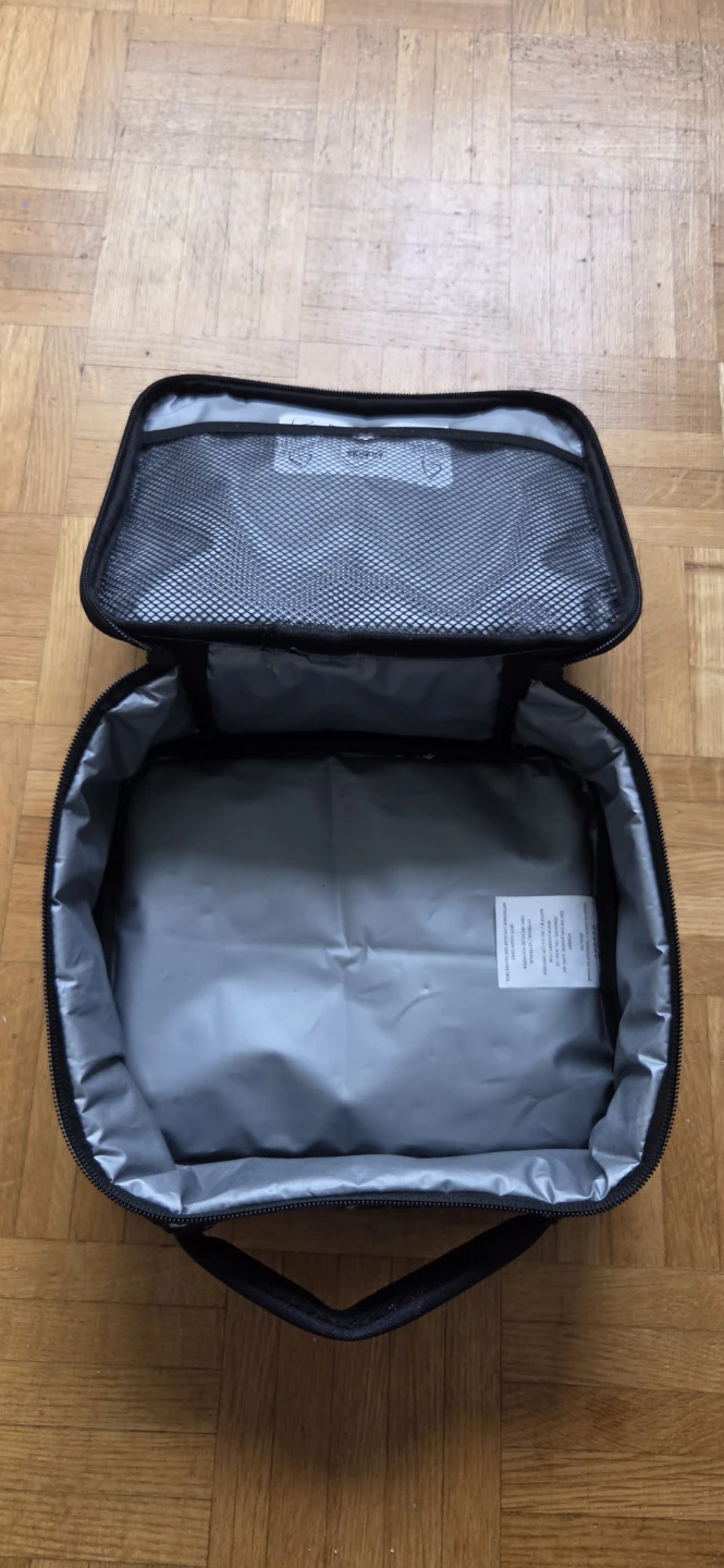 Black lunch bag with white hearts - photo 4