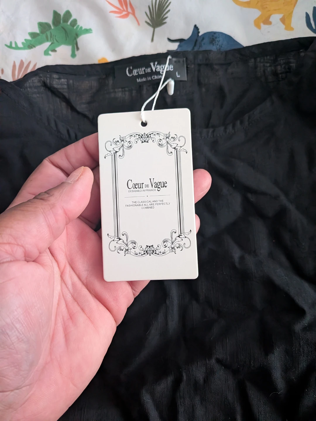Coeur de Vague Black Top - Size L - photo 4