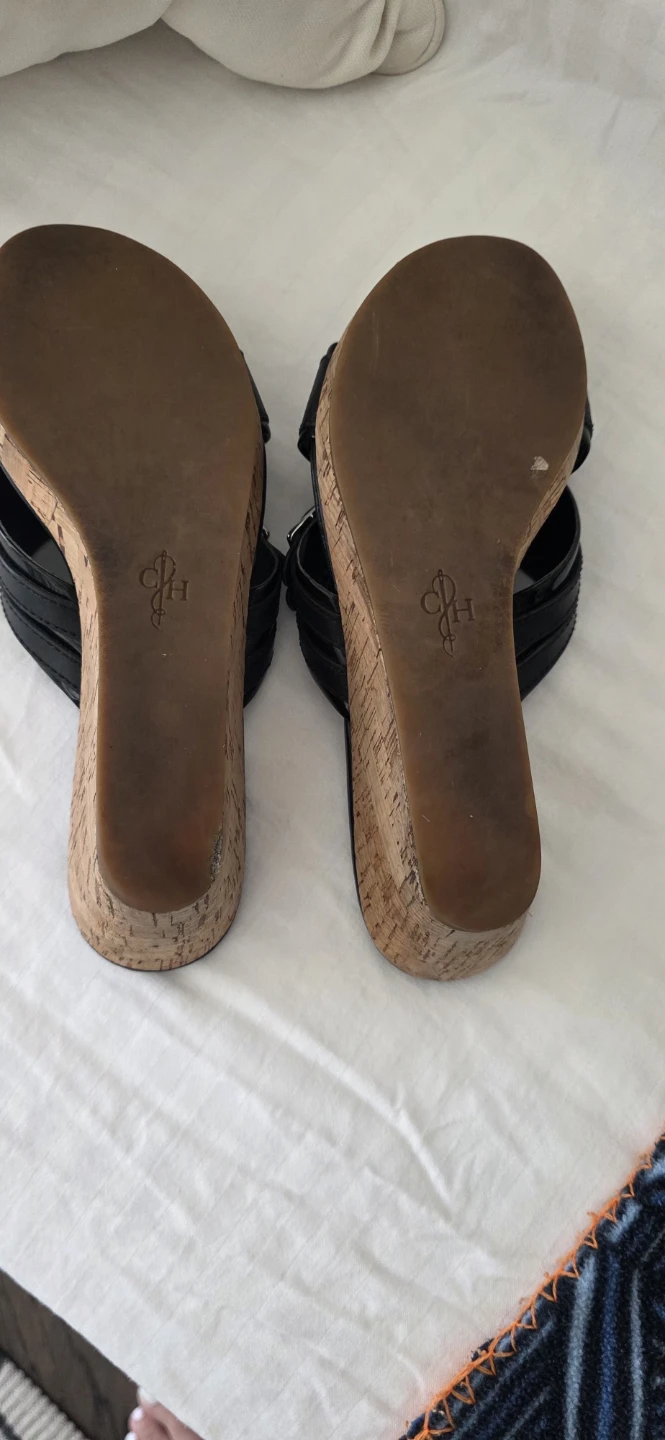 Cole Haan Black Wedge Sandals - photo 5