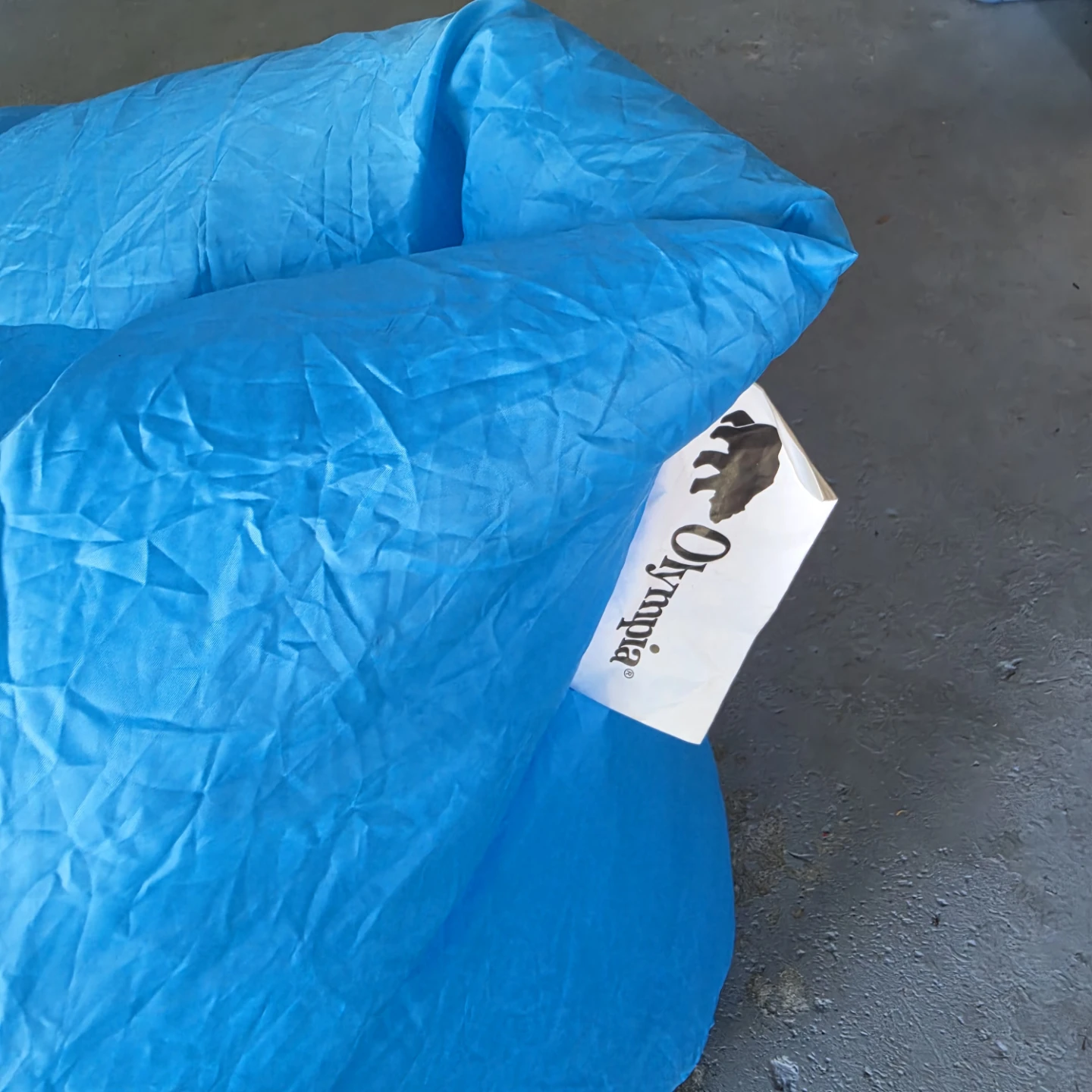 Olympia Blue Inflatable Lounger -EEUC - photo 2