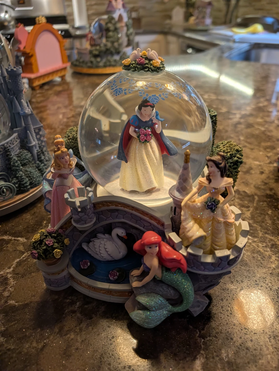 8 Disney Snow Globes. - photo 4