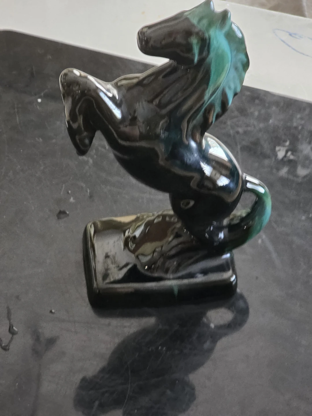 BLUE MOUNTAIN POTTERY Vintage Ceramic Horse Figurine