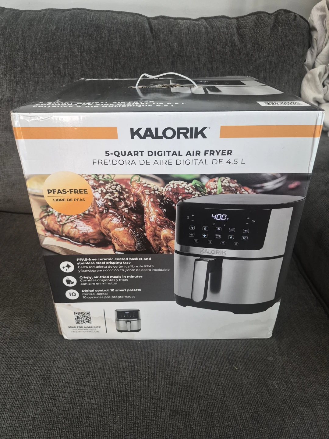 Kalorik 5-Quart Digital Air Fryer
