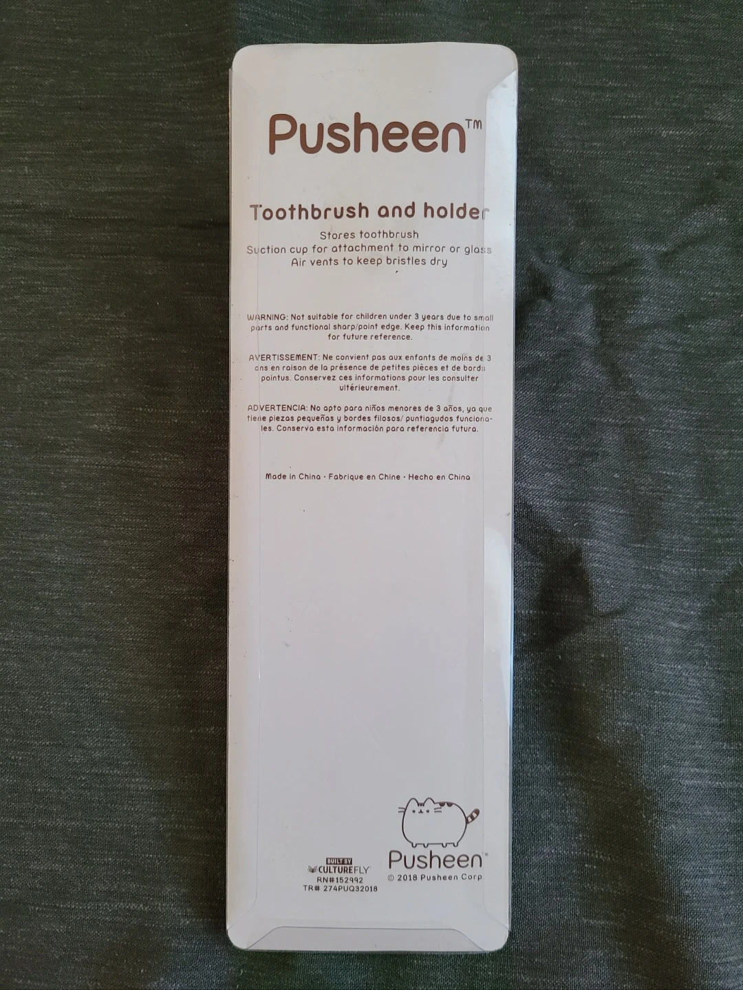 Pusheen Toothbrush and Holder - photo 2