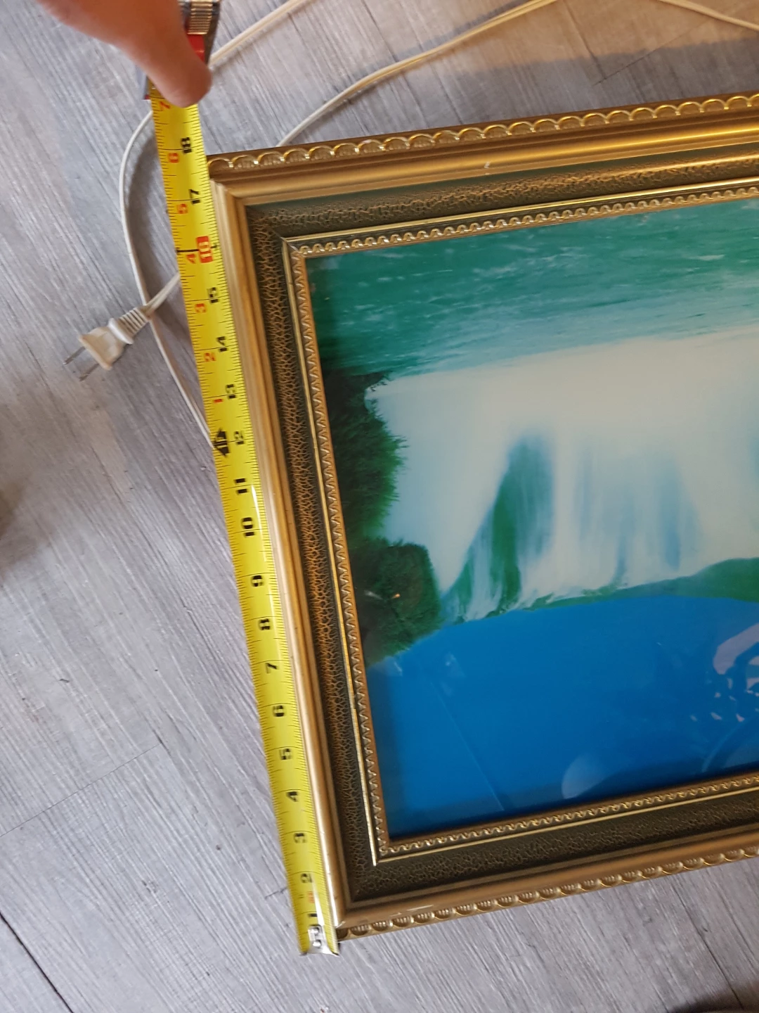 Framed Waterfall Lighted Picture Art - photo 5