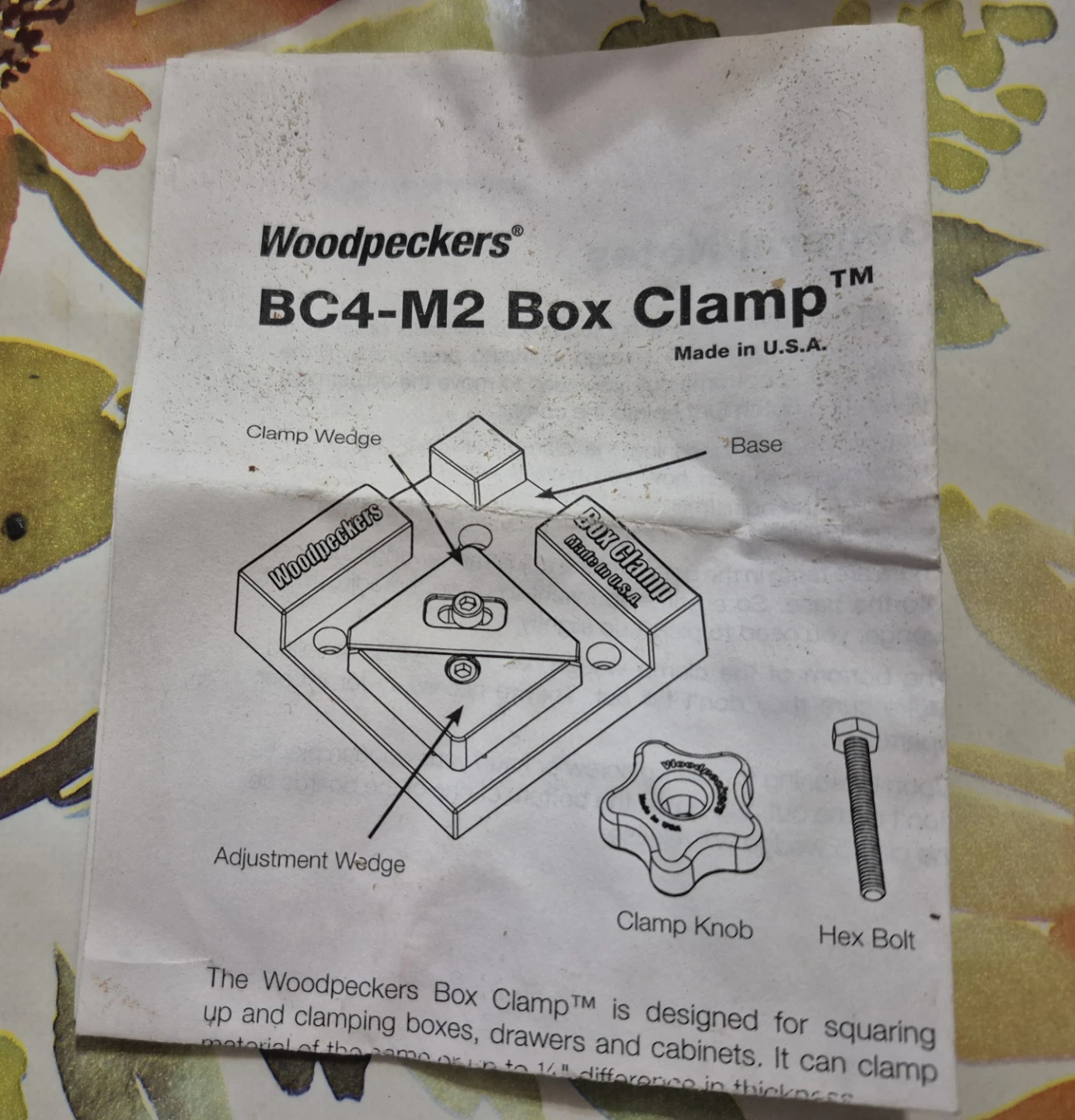 Woodpeckers BC4-M2 Box Clamp Set - photo 2
