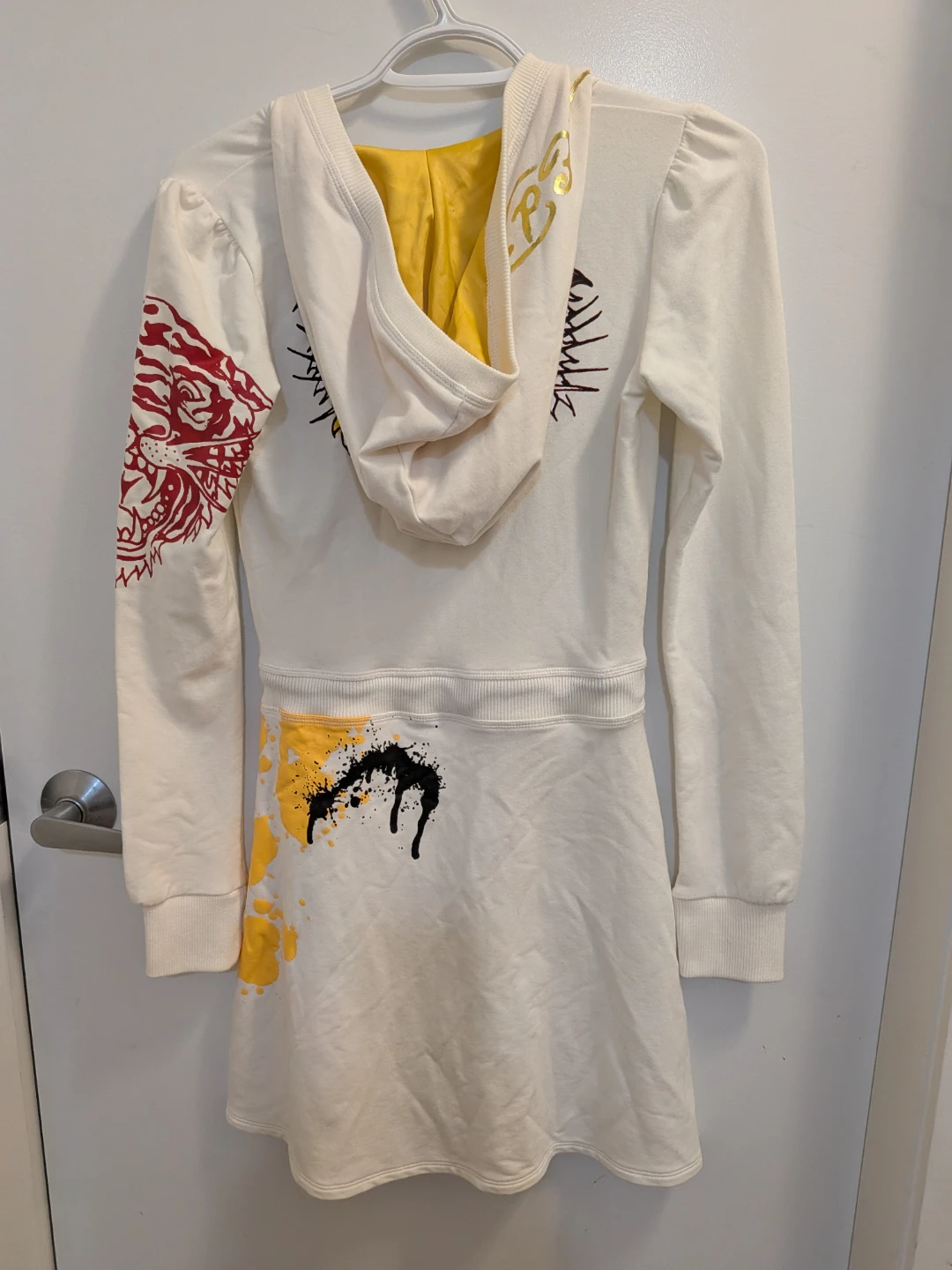 Ed Hardy Tiger n Silk Hoodie Dress - photo 3
