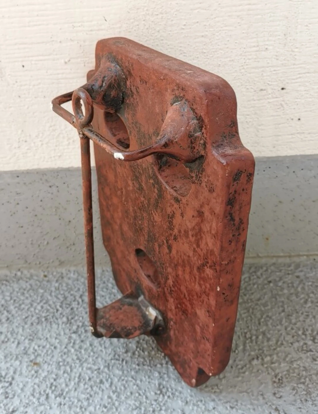 Vintage Italian Terracotta Mask Candle Sconce Wall Art - photo 5