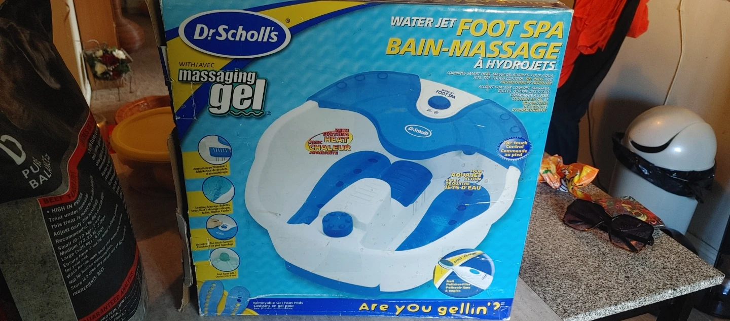 Dr. Scholl's Water Jet Foot Spa with Massaging Gel