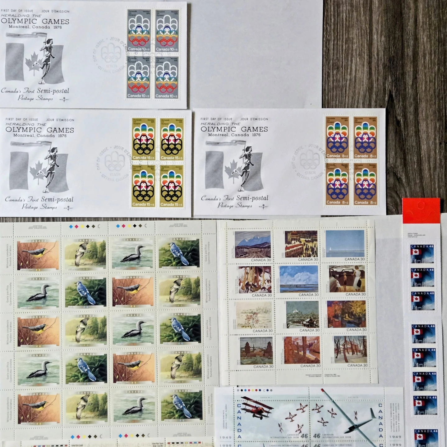 Canadian Stamp Lot, $100 Plus FV. & First Day Cover Bonus - photo 4
