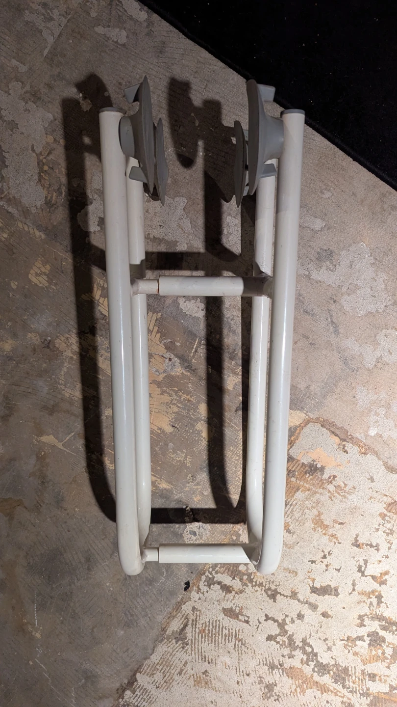 White Folding Clothes Drying Rack - photo 2