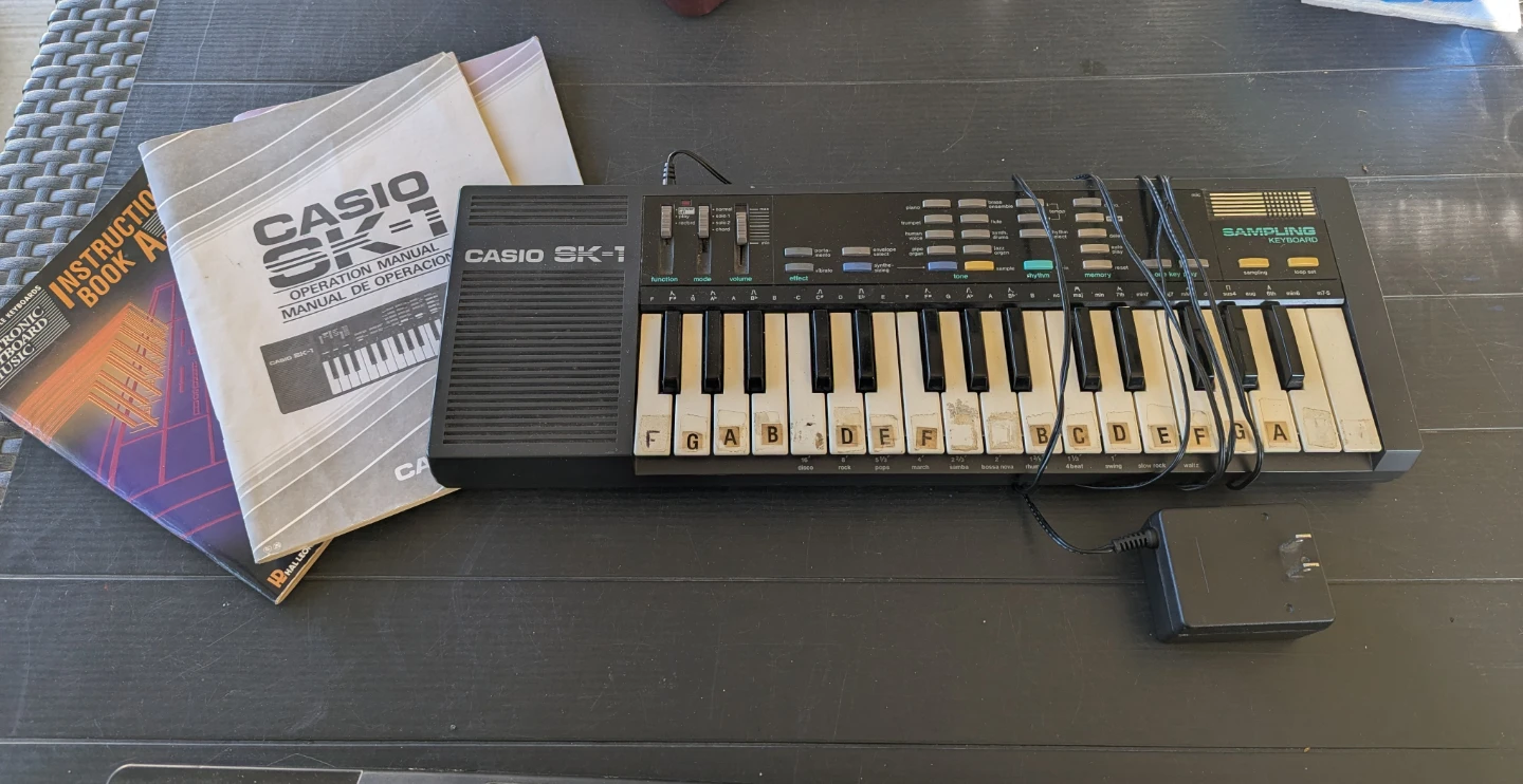 Casio SK-1 Sampling Keyboard - photo 2