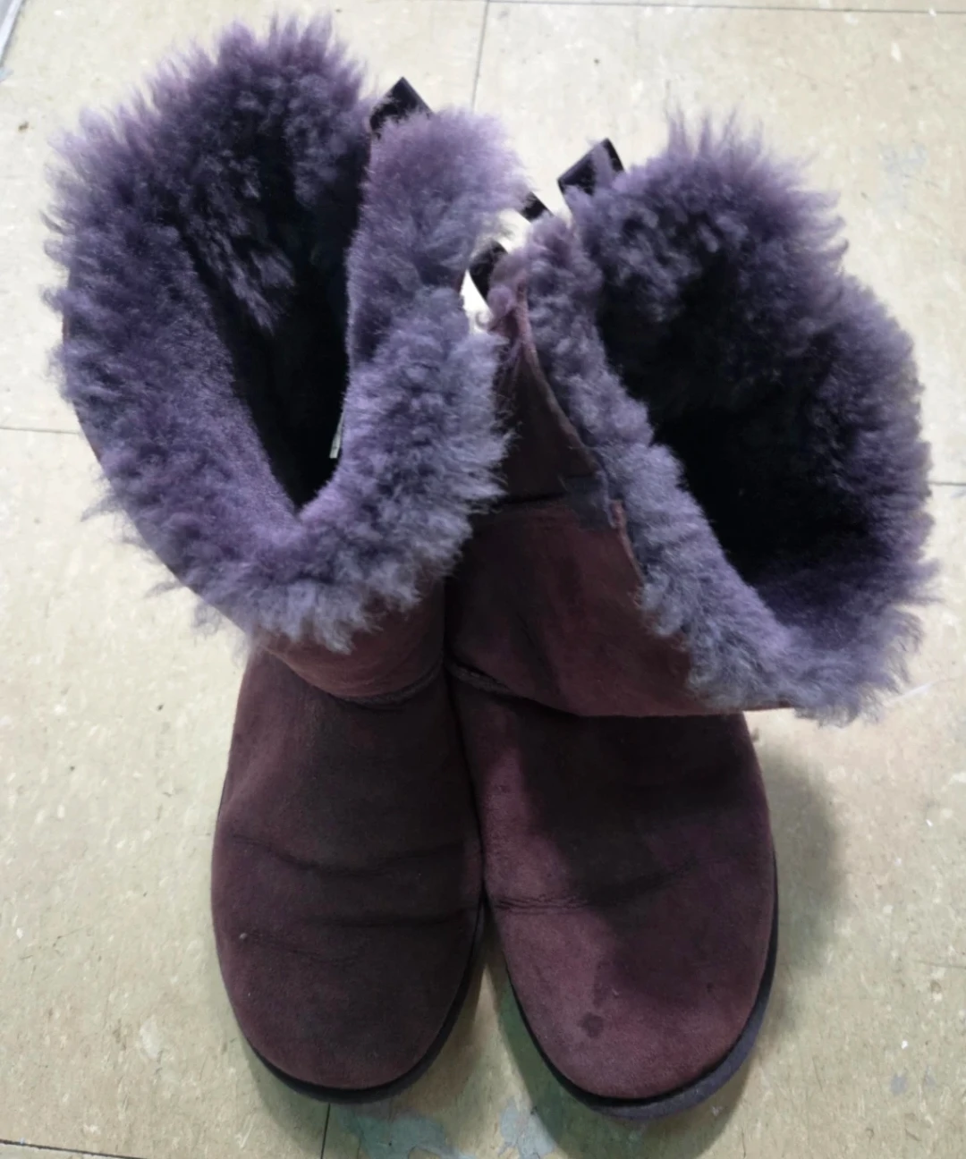 Purple UGG Boots with Bows Size 7 - photo 2