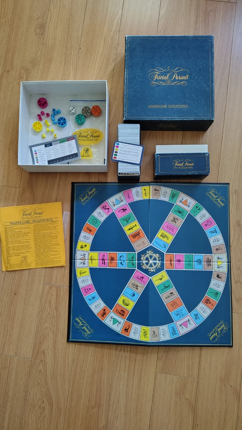 Trivia Pursuit board game