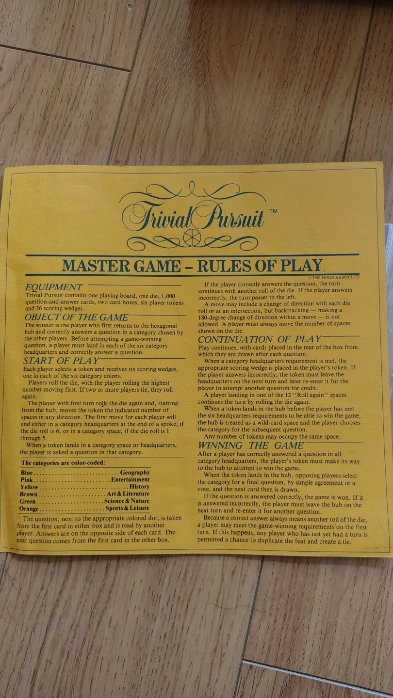 Trivia Pursuit board game - photo 2