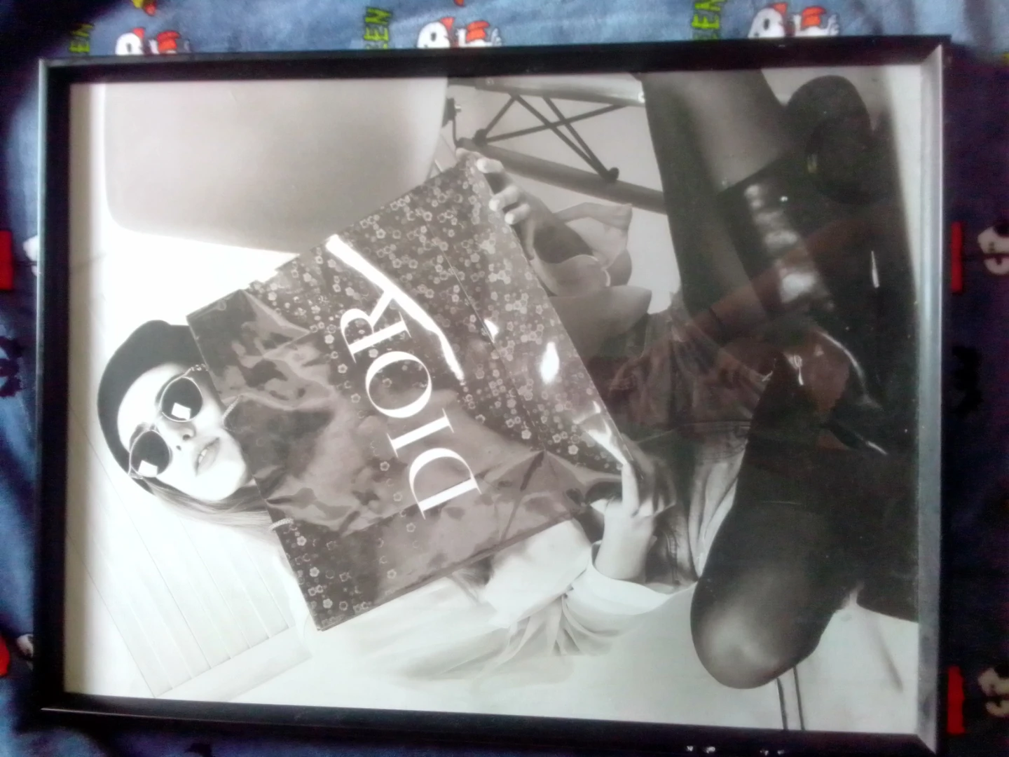 Dior Fashion Art Print in Frame