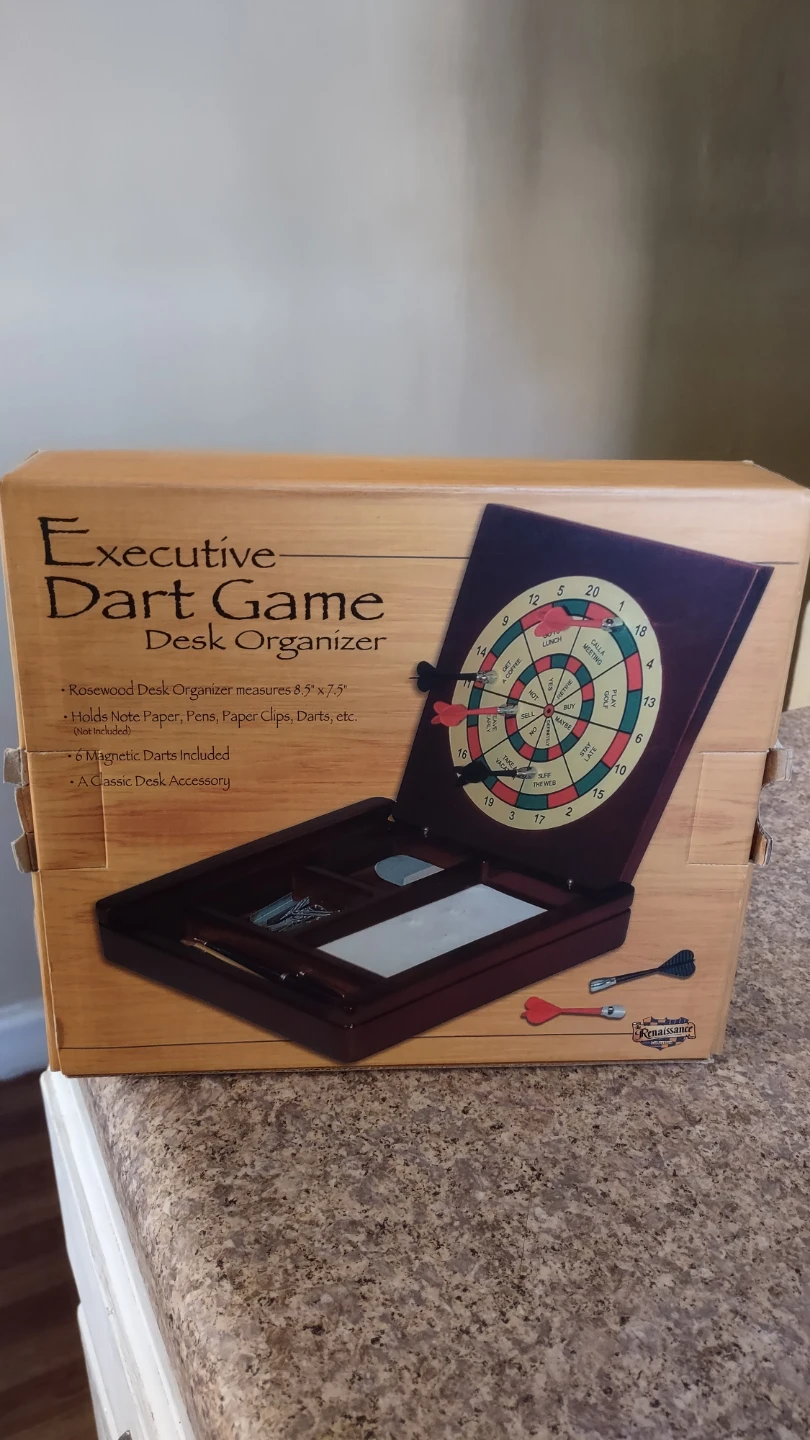Executive Dart Game Desk Organizer