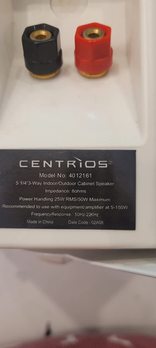 Centrios 4012161 Indoor/Outdoor Cabinet Speakers - photo 4